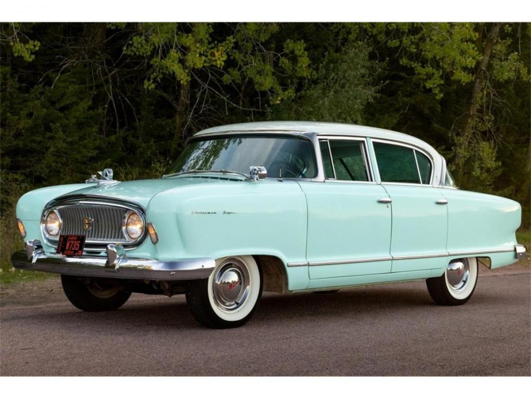 Pale Green 1955 Nash Statesman Sedan for sale USA 2022 (38).jpg