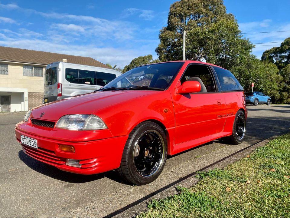 Red 1994 Suzuki Swift GTi hatch Sydney Australia for sale (7).jpg